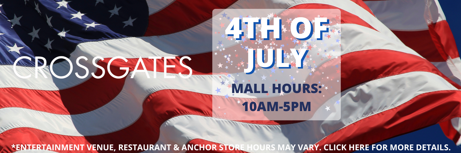 4th of July Mall Hours 2024 (1500 x 500 px)