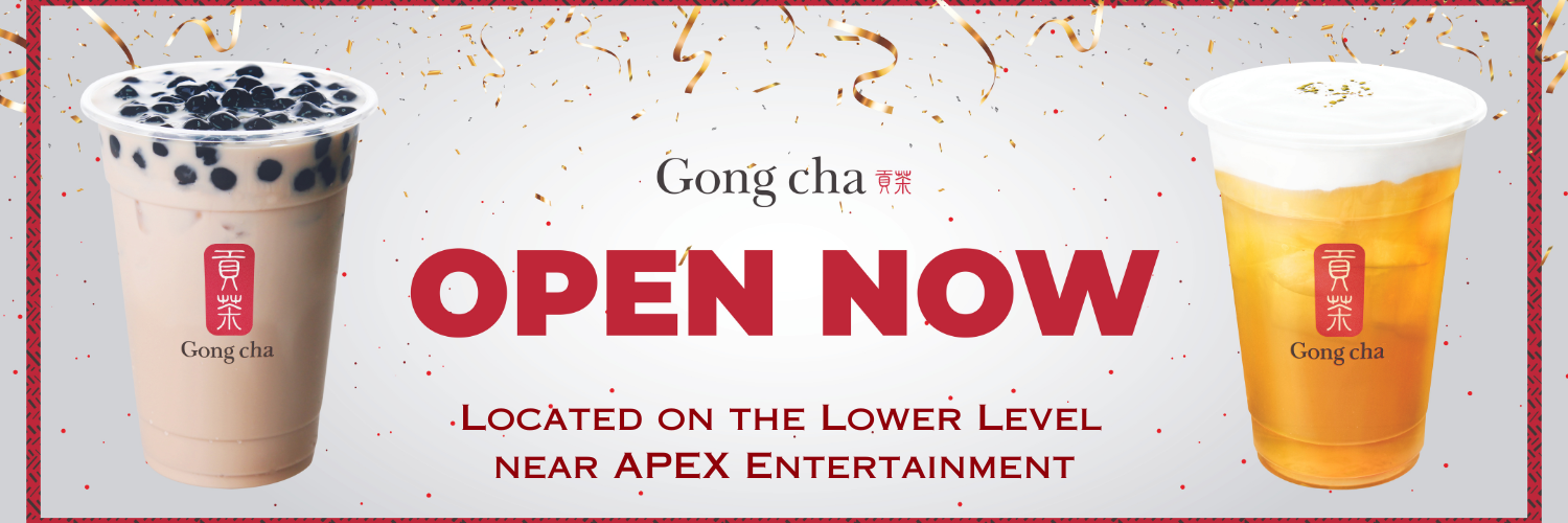 Gong Cha Now Open Website Slider