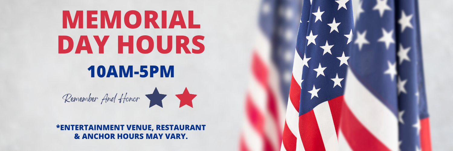 MEMORIAL DAY HOURS SLIDER