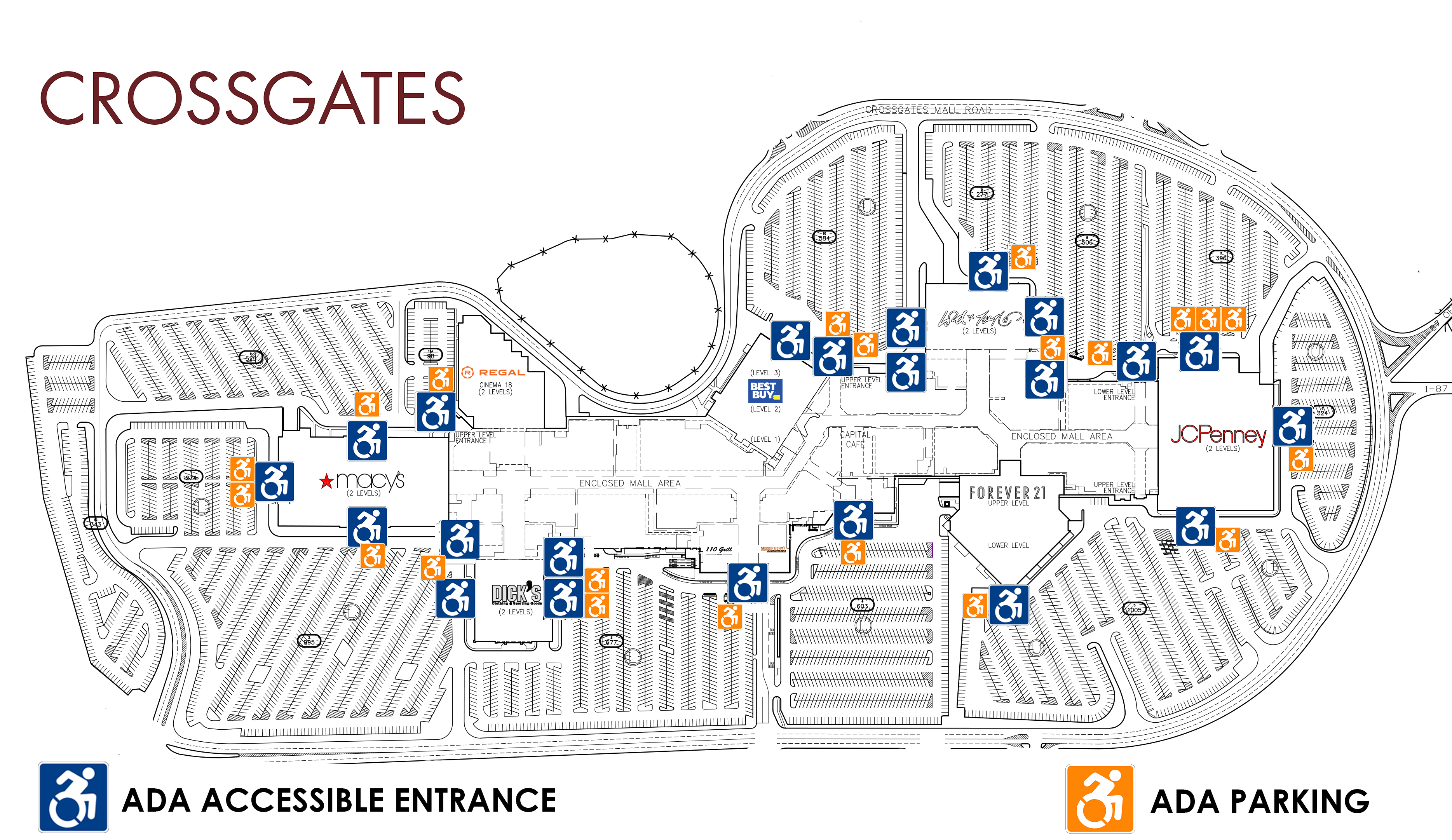 Crossgates Mall Map Of Stores