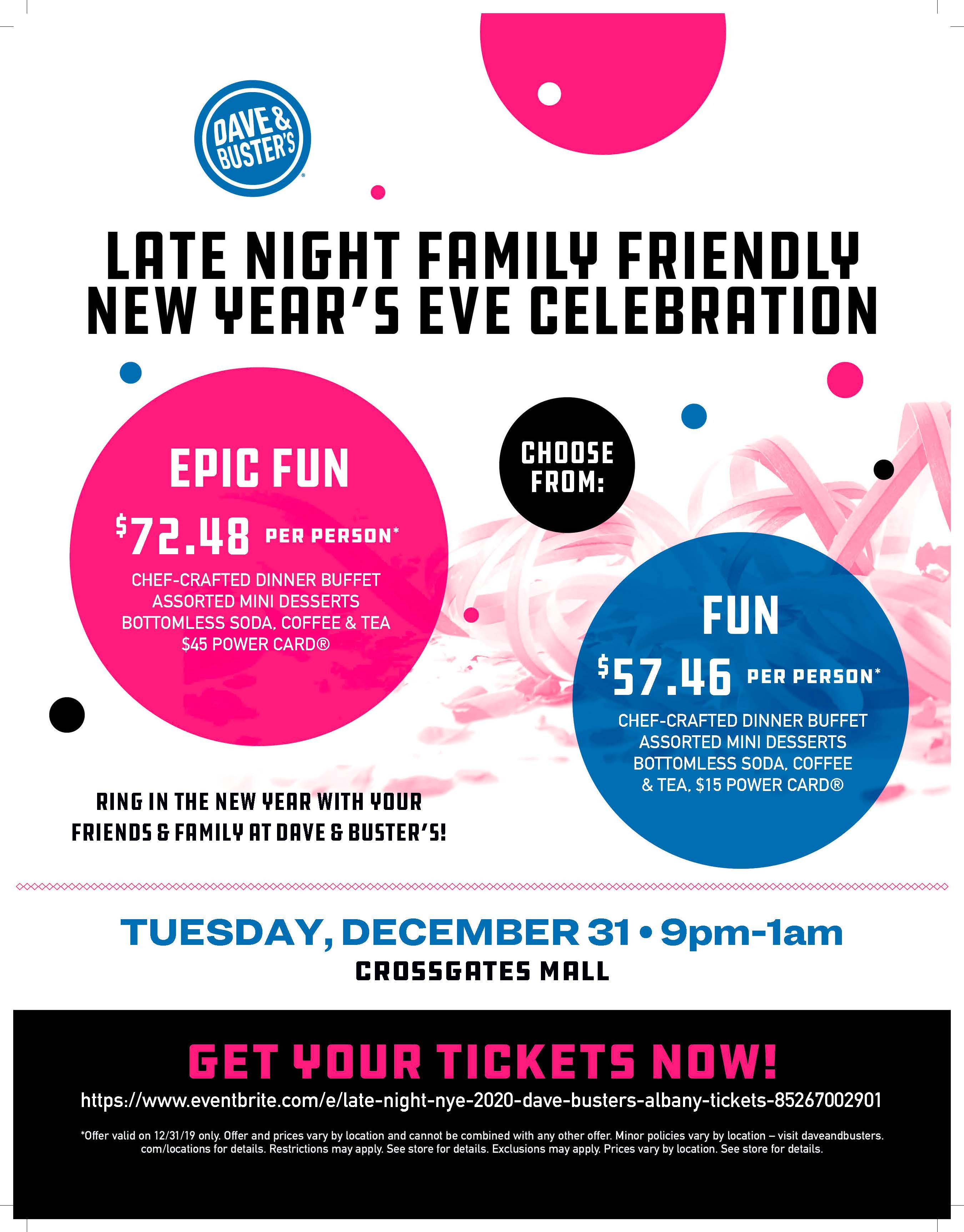 DB nye late flyer