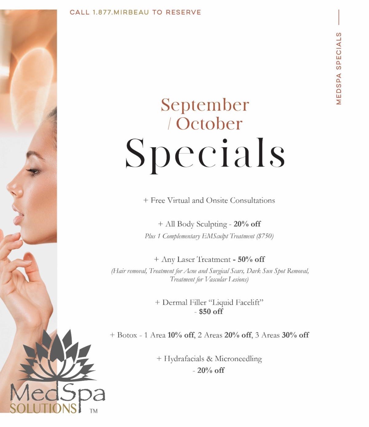 MedSpa Sept.Oct Specials