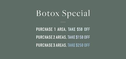 MedSpa botox special