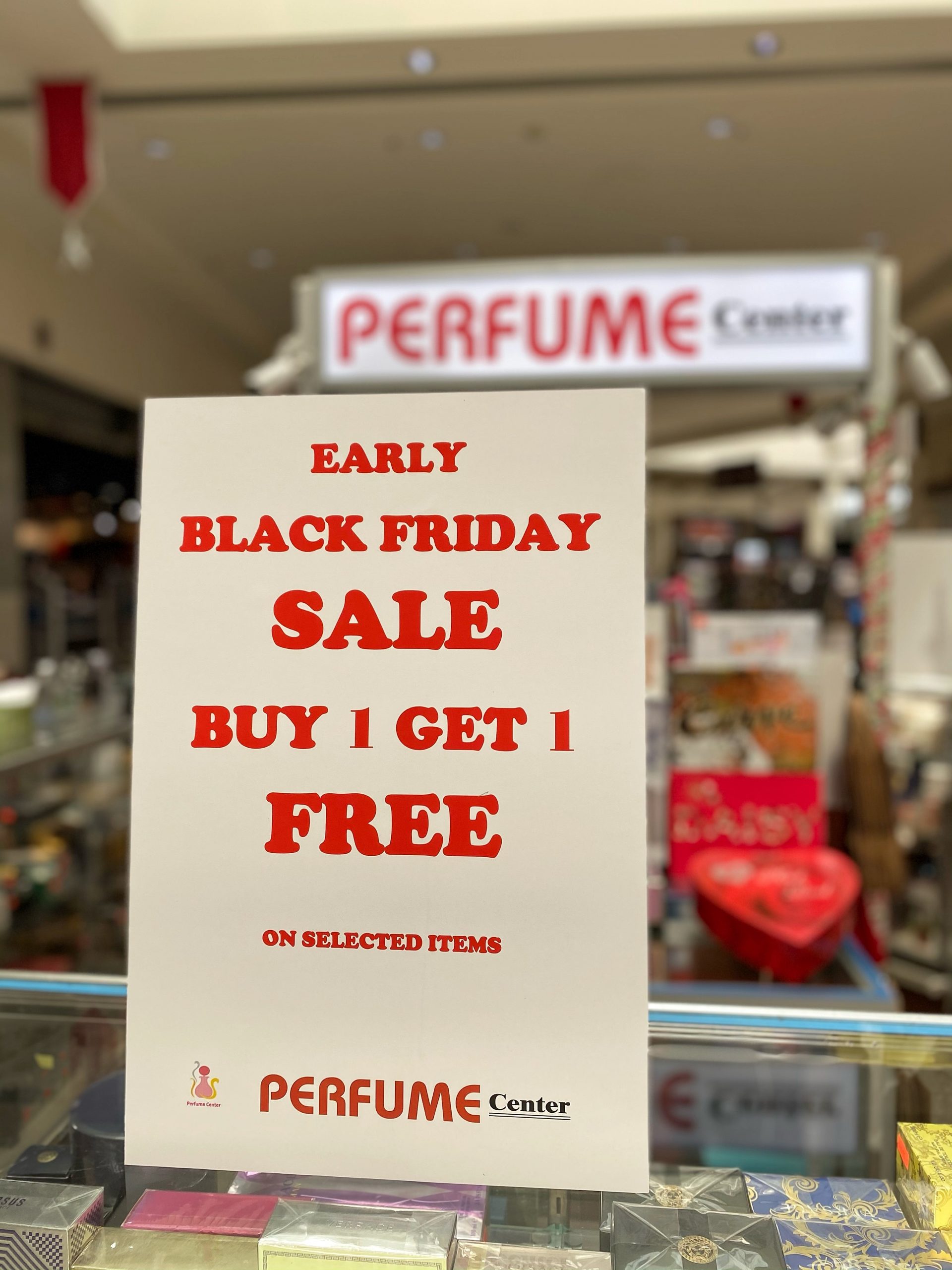 Perfume Center BOGO Free