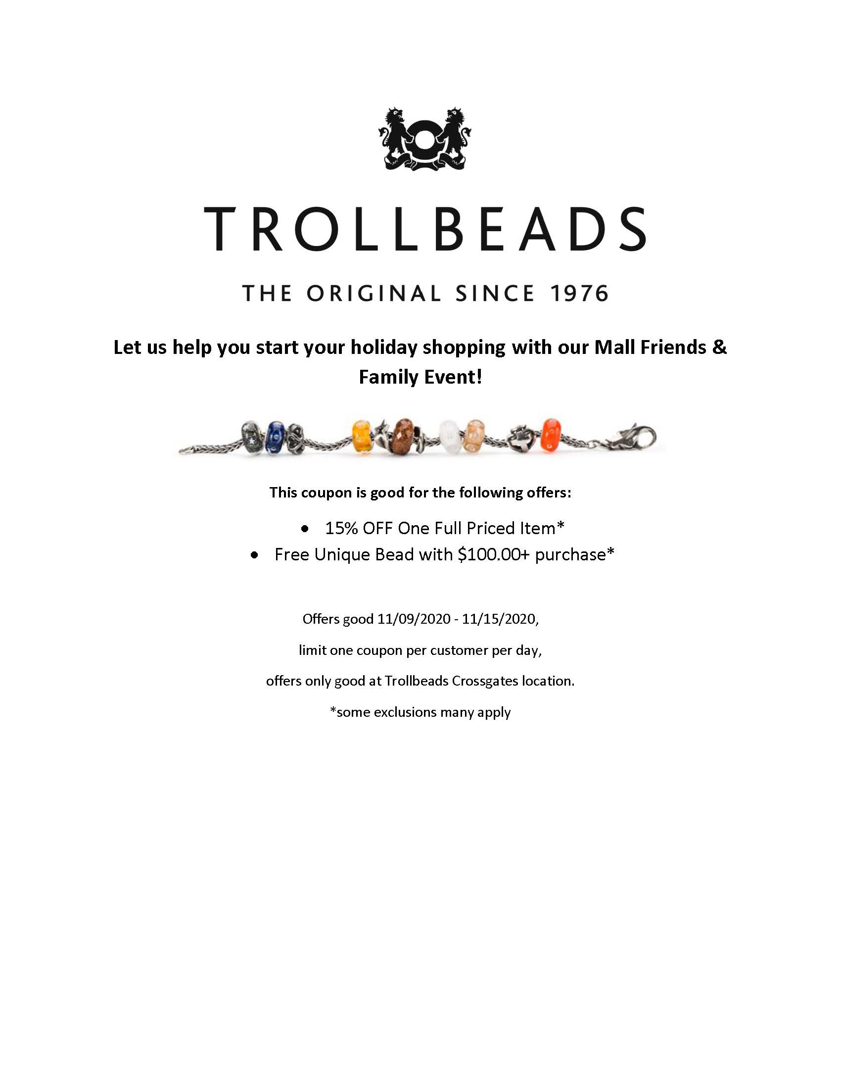 Trollbeads crossgatescoupon11.10.20