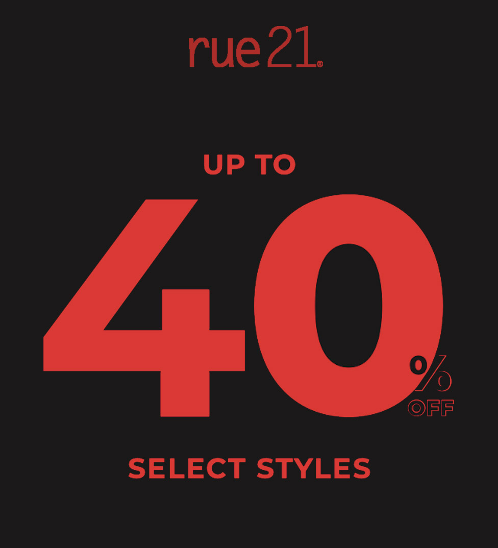 rue 21 40off