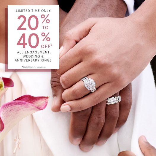 Kay Jewelers up to 40 off rings