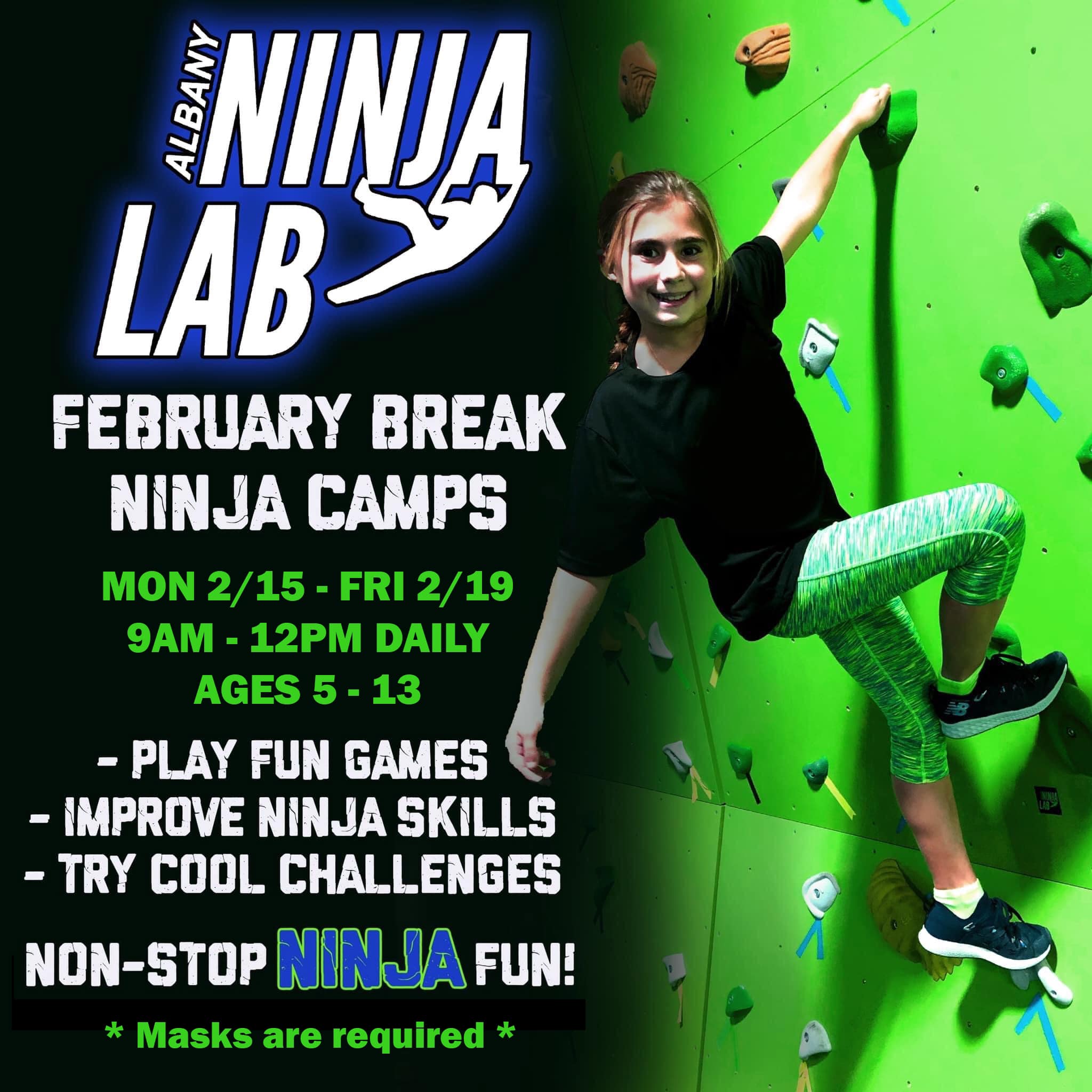 Albany Ninja Lab February Break
