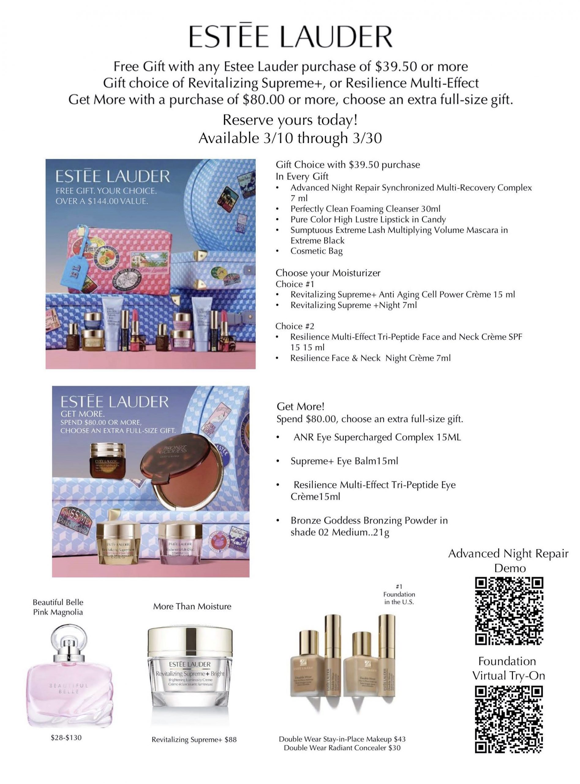 Macys Estee Lauder GWP Flyer