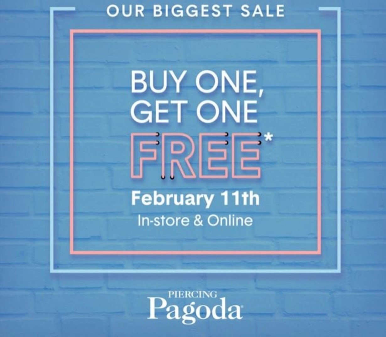 Piercing Pagoda Feb 2021 Sale