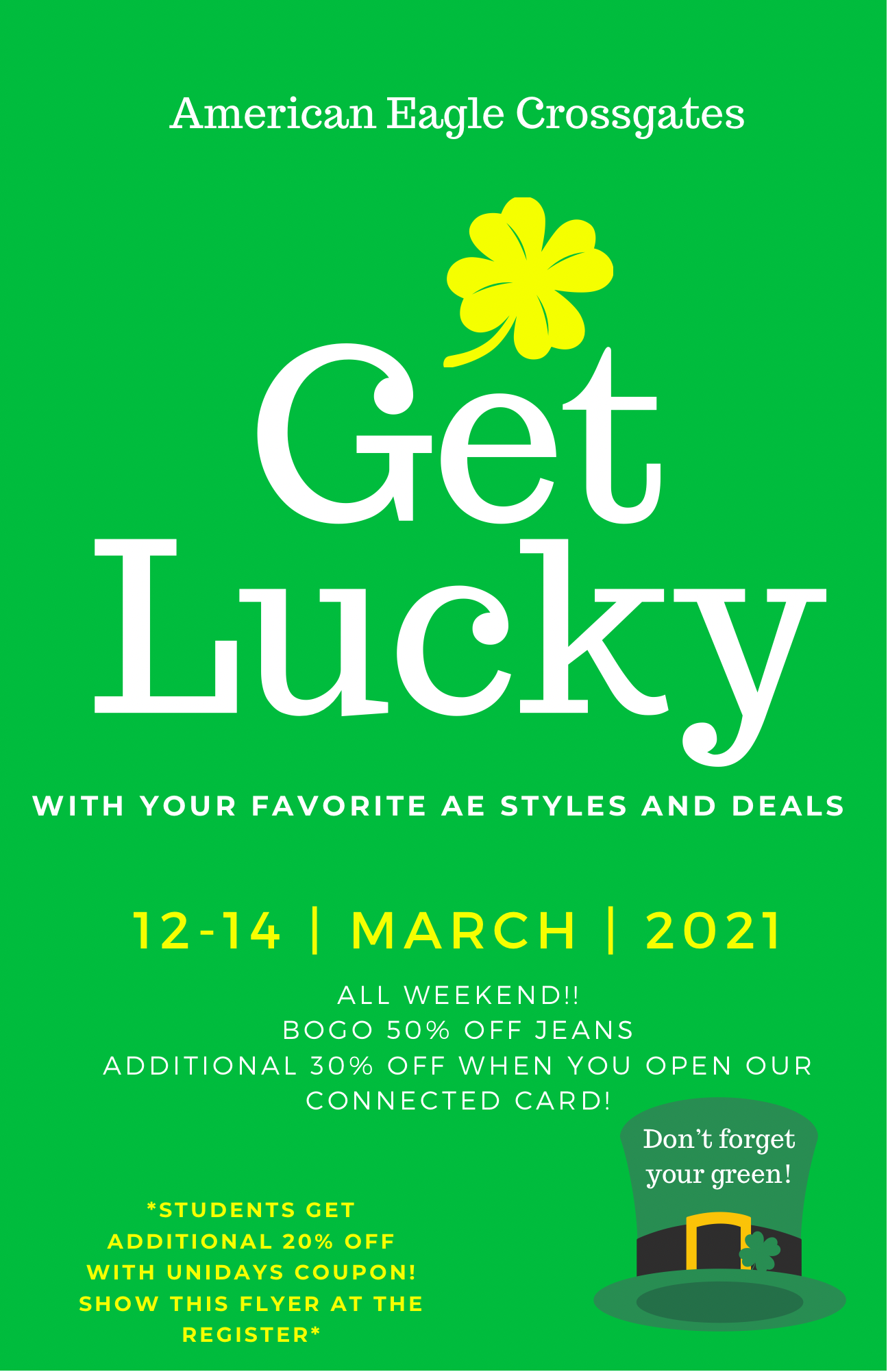 American Eagle Get Lucky Event