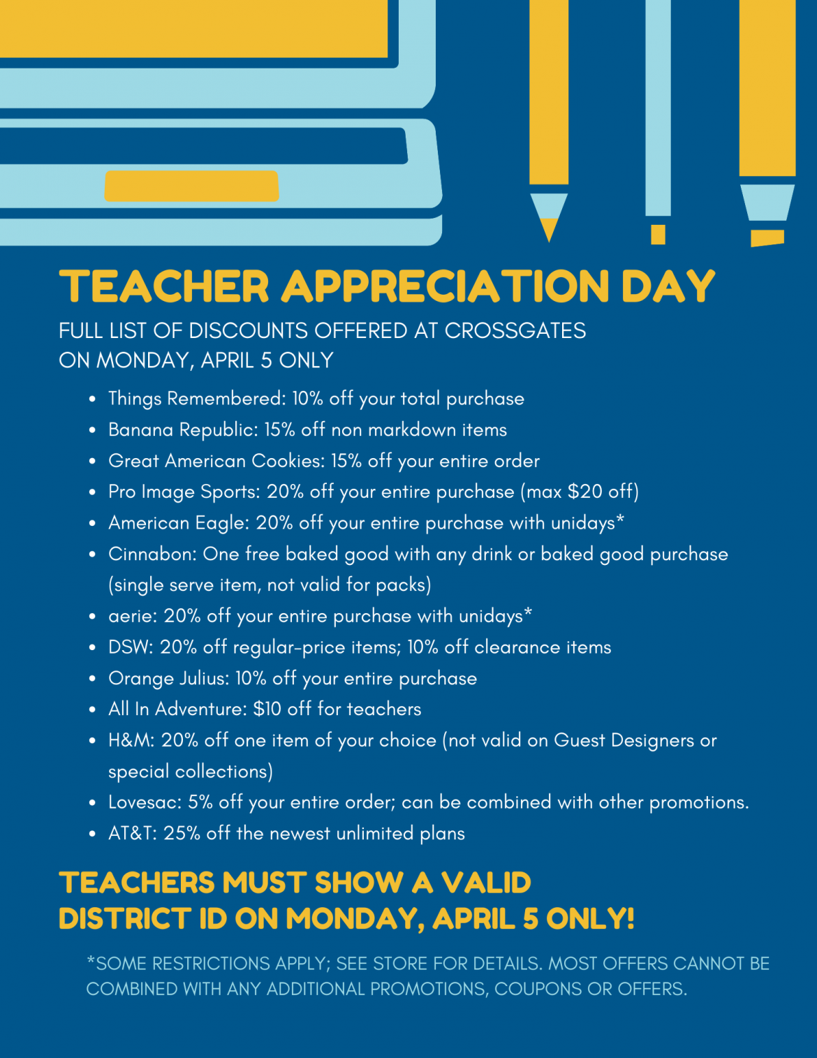 Teacher Appreciation Day Discounts 1