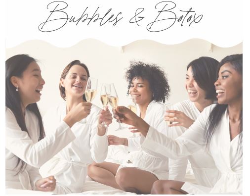 Medspa bubbles and botox