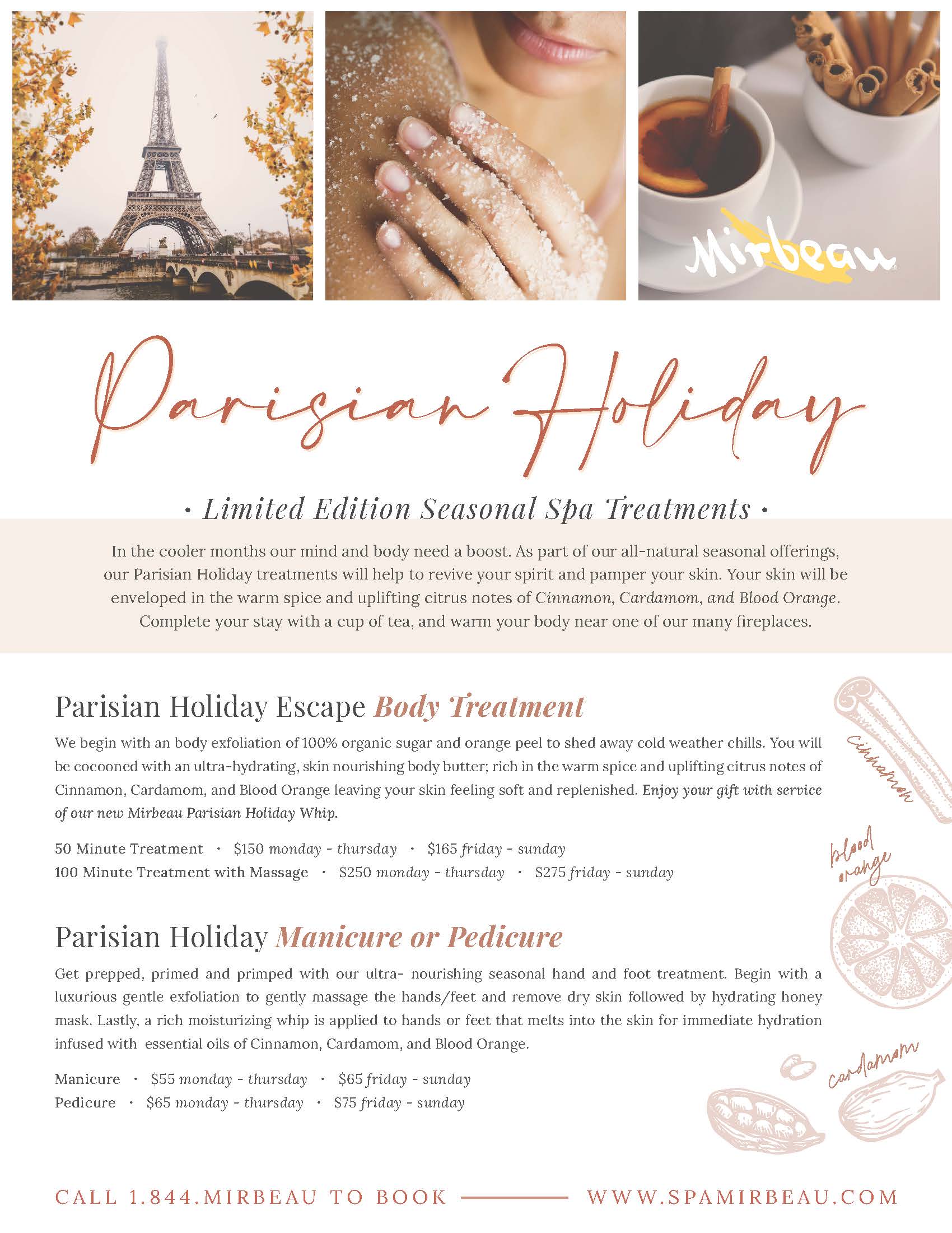 ALB Parisian Holiday Spa Treatments 8.5x11