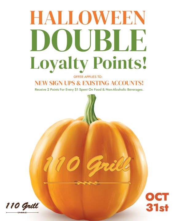 110 Grill Halloween Double Points