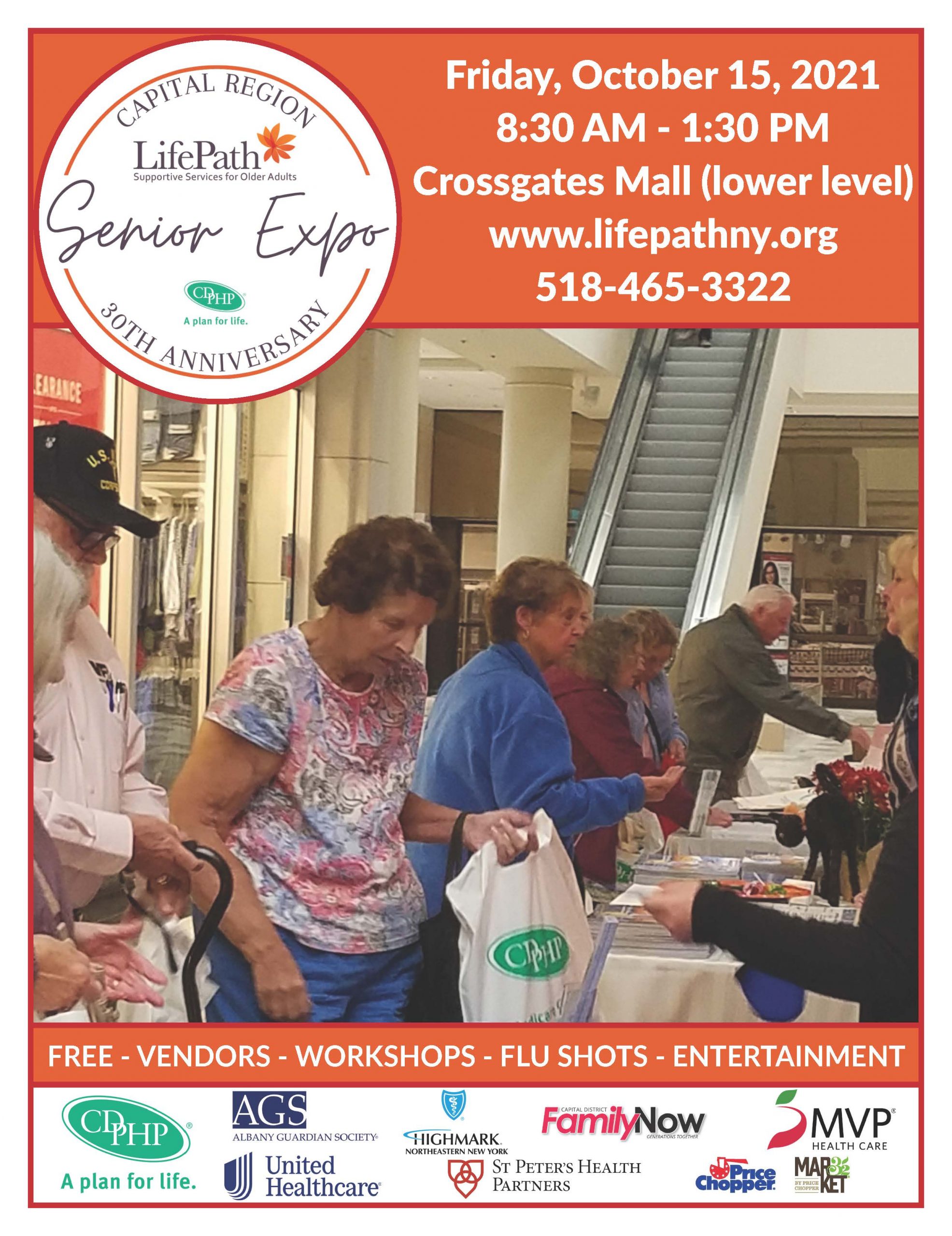 2021 Capital Region Senior Expo Crossgates Flyer