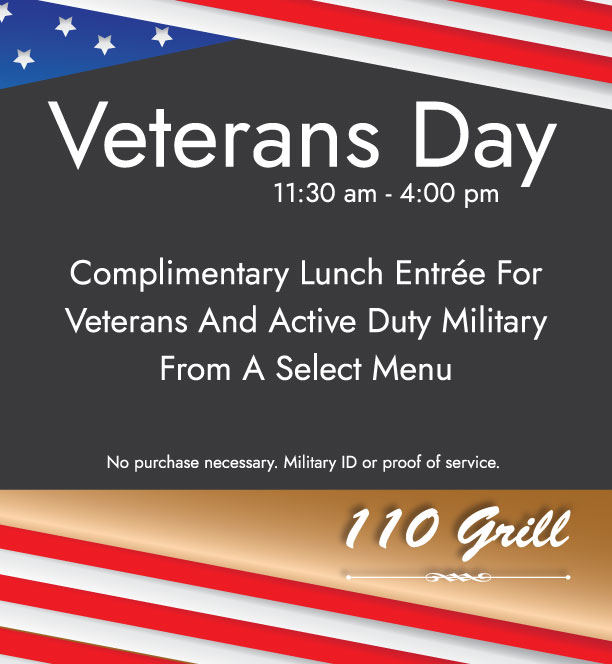 110 Grill VeteransDay