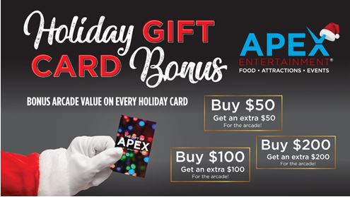 APEX 2021 Holiday Gift Card Offer