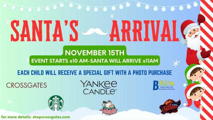 santas arrival event ent 2025