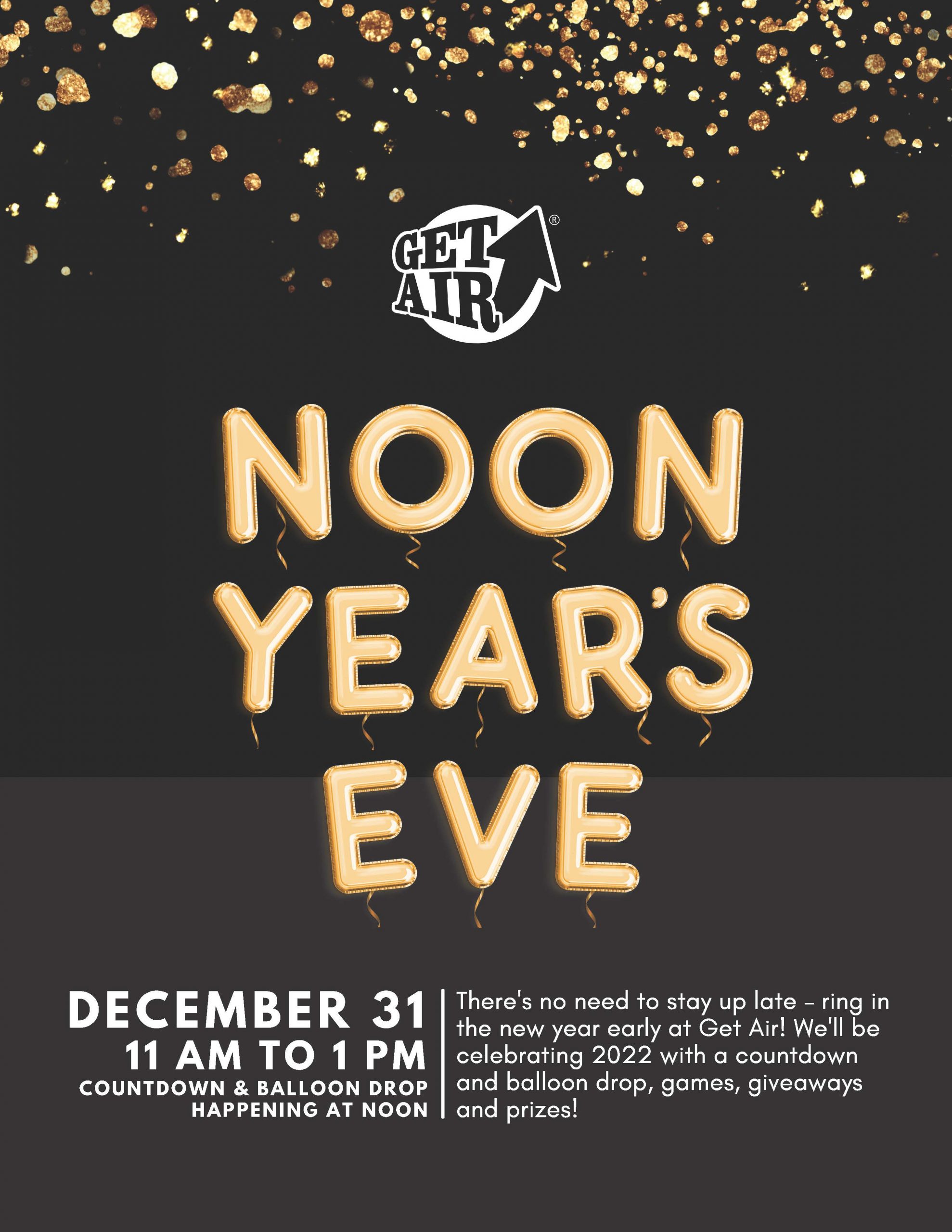 Get Air 8.5x11 Noon Years Eve Flyer