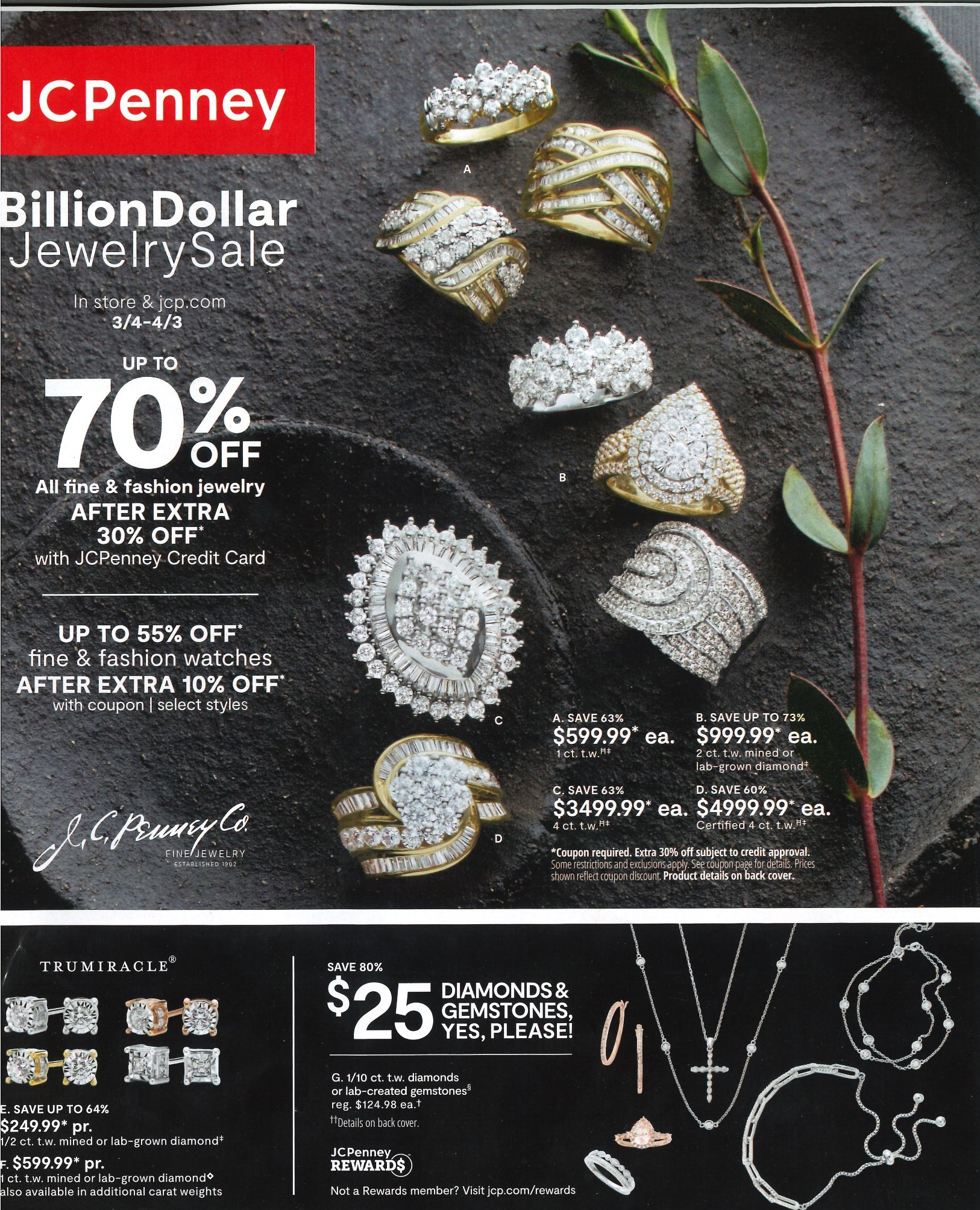 JCP Billion Dollar Jewelry Sale Cover