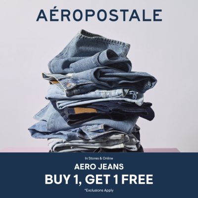 Aeropostale Campaign 4 Buy 1 Get 1 Free Jeans Shop Now EN 1000x1000 1