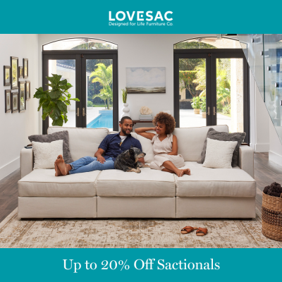 Lovesac Campaign 64 Up to 20 Off Sactionals EN 1000x1000 1
