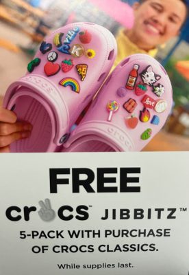 Free jibbitz best sale