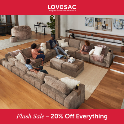 Lovesac Campaign 70 Flash Sale 20 Off Everything EN 1000x1000 1