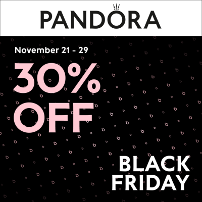 Pandora Campaign 65 Wrap up your wish list with a week of Black Friday savings. EN 1000x1000 1