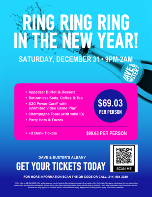 NYE LATE Albany Flyer