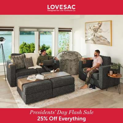 Lovesac Campaign 77 25 Off Everything EN 1000x1000 1
