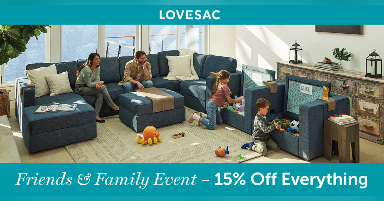 Lovesac Campaign 78 Friends Family Event 15 Off Everything EN 1200x630 1