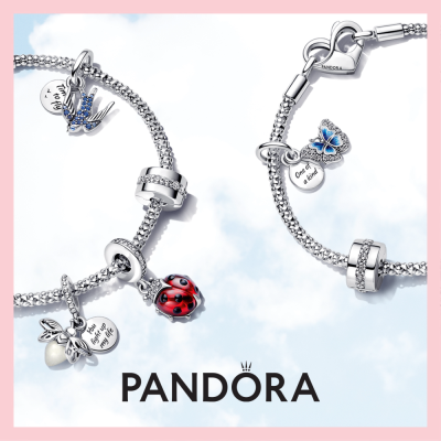 Pandora Campaign 80 Tell your spring story with new motifs inspired by the season. EN 1000x1000 1