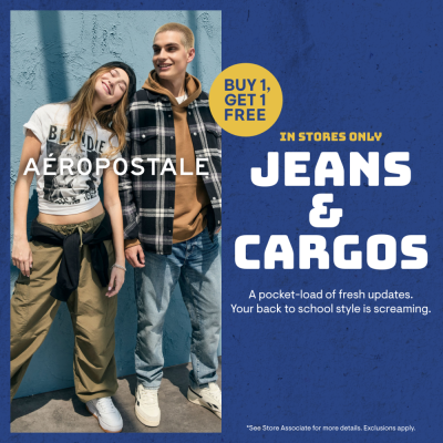 Aeropostale Campaign 102 Jeans Cargos Buy 1 Get 1 Free EN 1000x1000 1