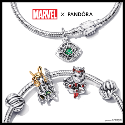 Pandora Campaign 110 Fresh from the Marvel x Pandora multiverse. EN 1000x1000 1