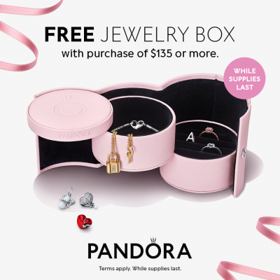 Store your jewelry in style with a Free jewelry box Crossgates