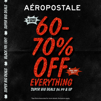 Aeropostale Campaign 151 60 70 Off Everything EN 1000x1000 1