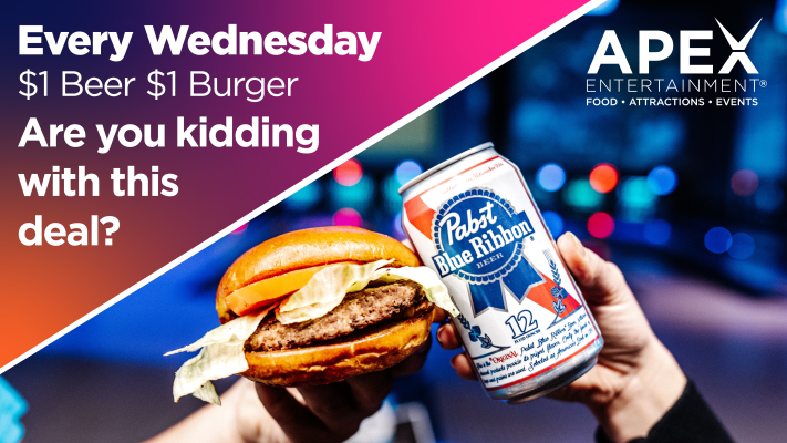 APEX DollarBeer Burger TV Branded 1