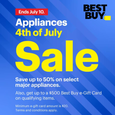 Best Buy Campaign 8 Appliances 4th of July Sale EN 1000x1000 1