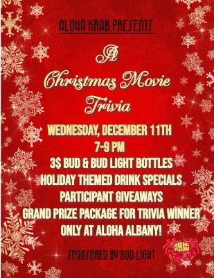 aloha krab christmas movie trivia