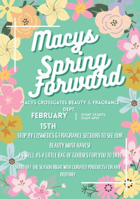 Green and White Illustrative Spring Party Event Poster 1