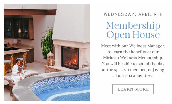 membership open house spa