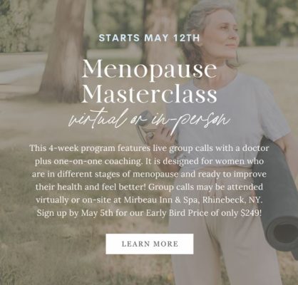 spa menopause master class