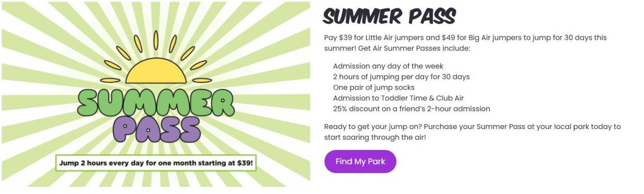 get air summer pass