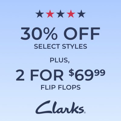 Clarks Campaign 72 30 Off Select Styles EN 1080x1080