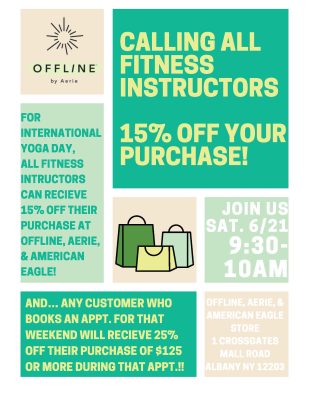 fitness instructor discount aerie