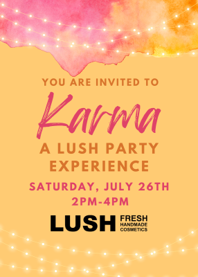 LUSH karma event