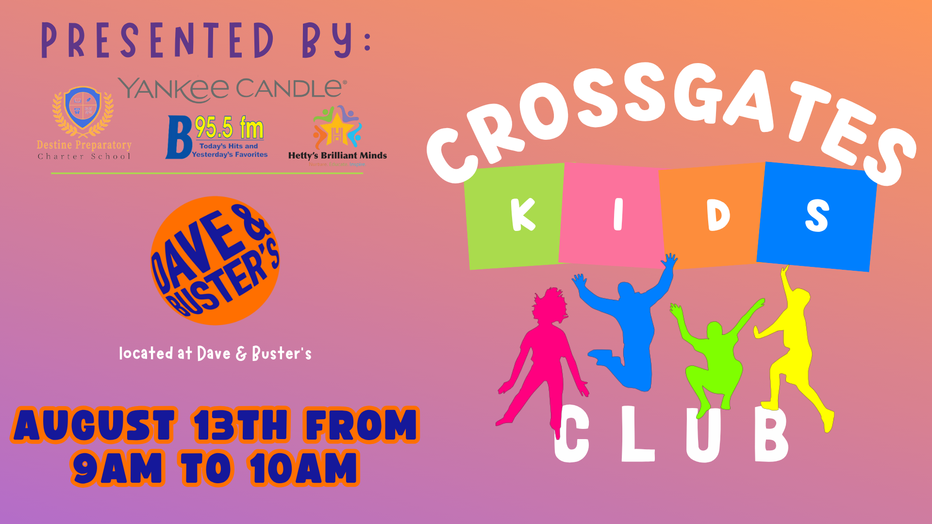 kids club ent DAVE no reg