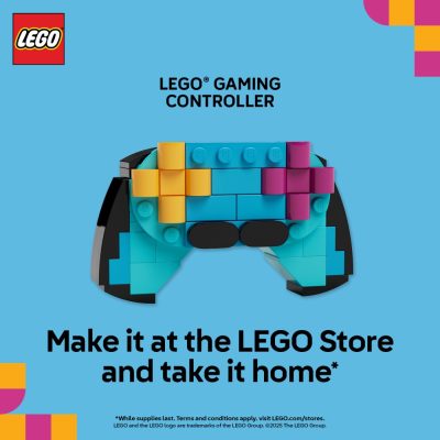 LEGO Campaign 243 Build a LEGO® Gaming Controller at The LEGO Store and take it home with you! EN Image Set 1 1080x1080